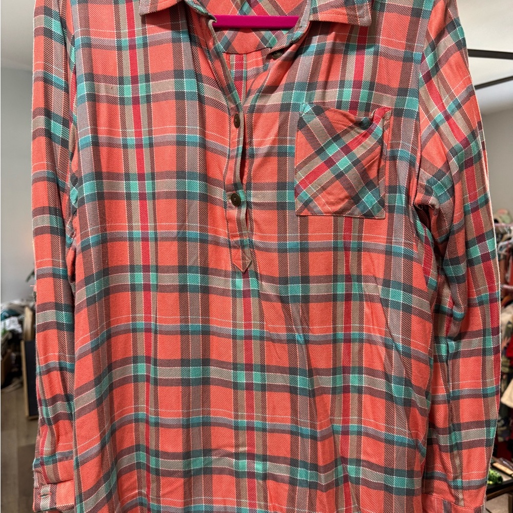 Matilda Jane Vibrant Plaid Shirt